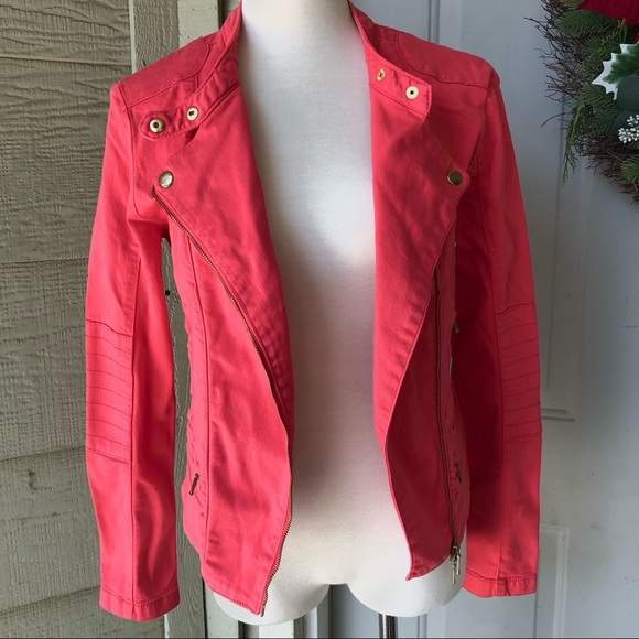 Tommy Hilfiger Red Denim Jacket RARE, Vintage - Picture 1 of 9